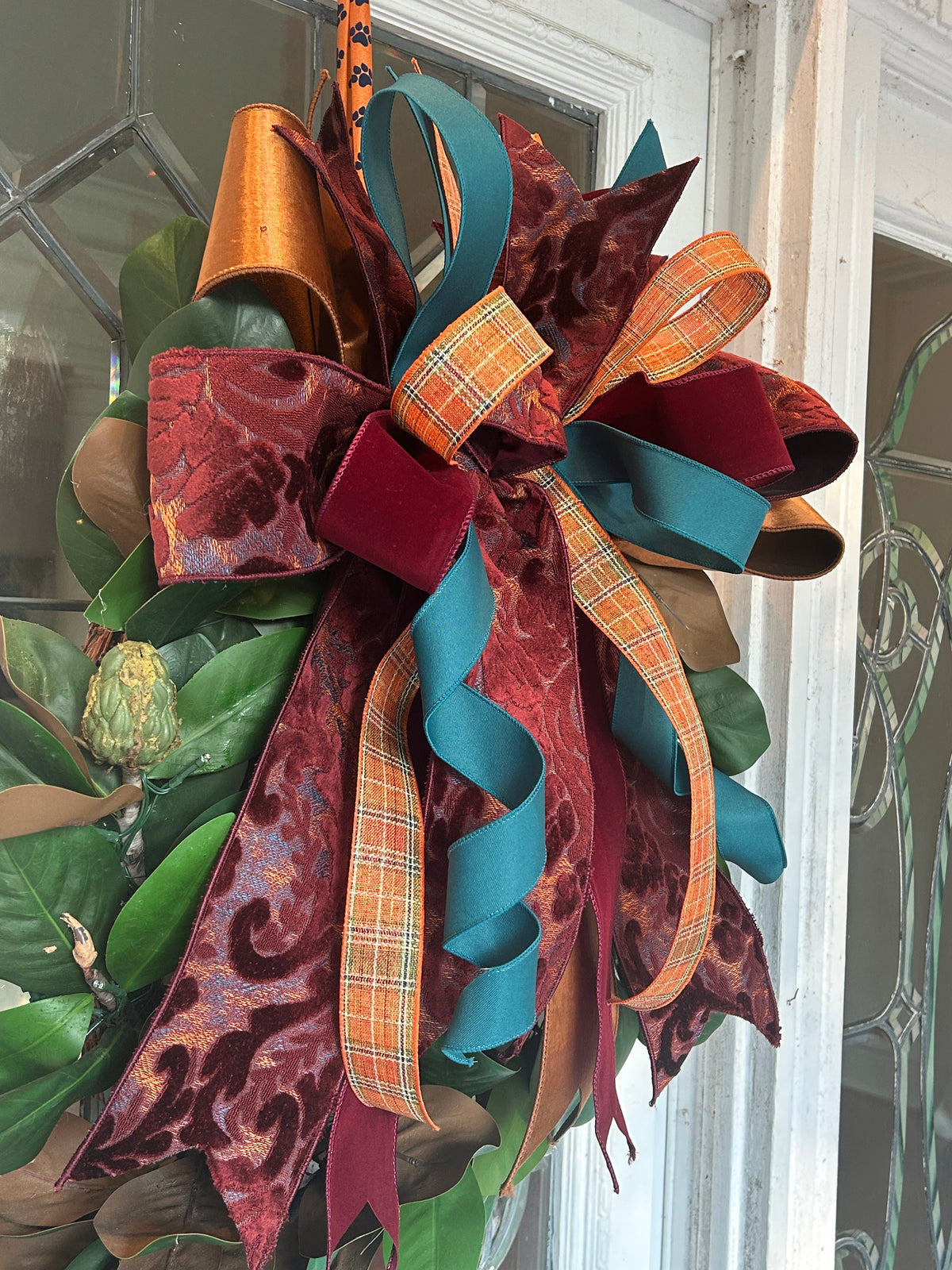XL Autumn Jewel Bow image 1