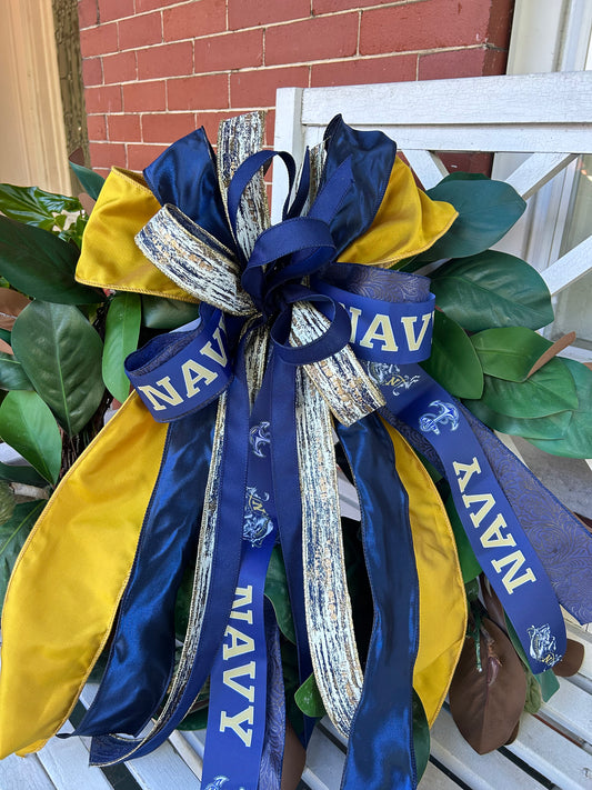 Go Navy Bow
