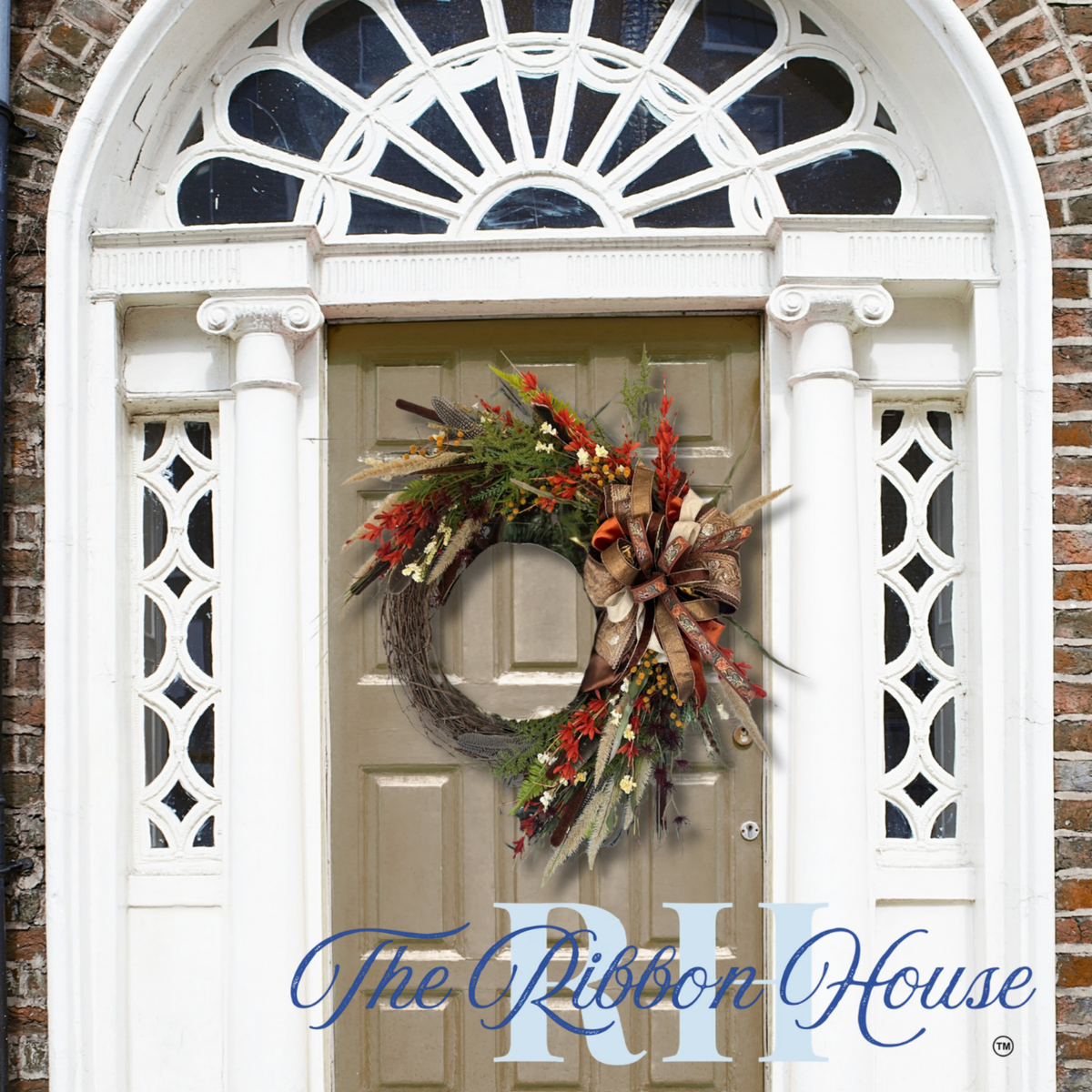 Autumn Pheasant Wreath + Bow