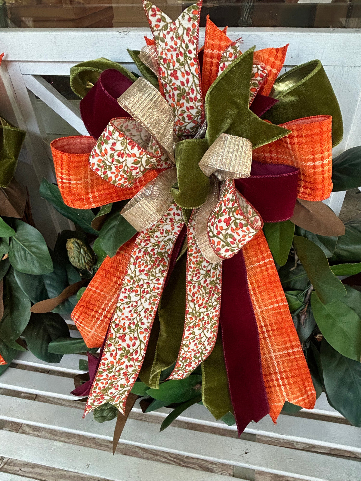 XL Autumn Harvest Bow image 0