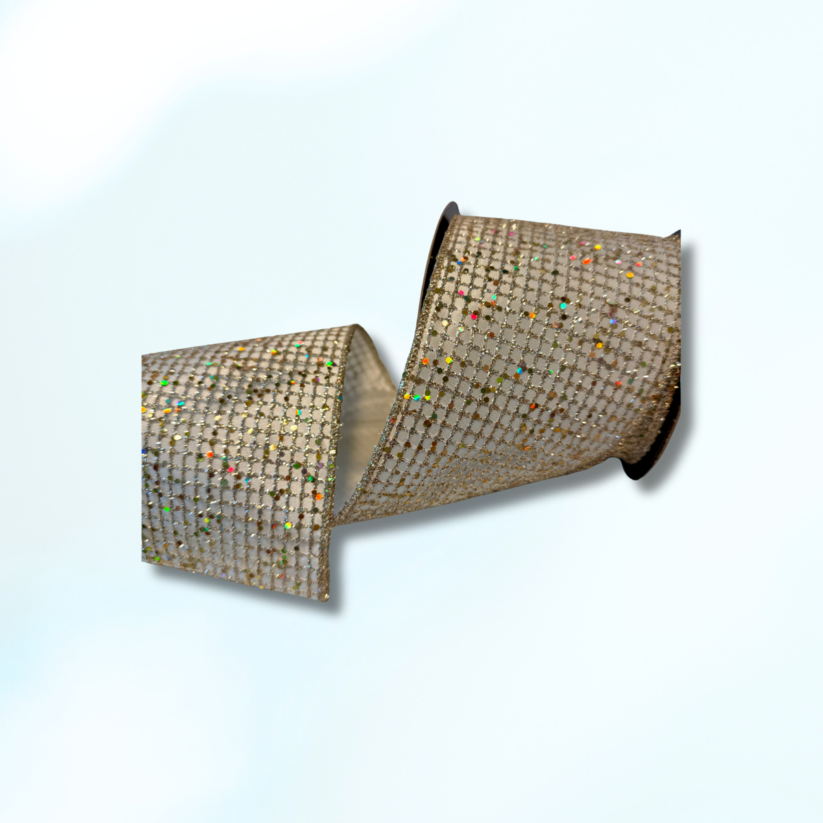 Glitter Mesh Ribbon