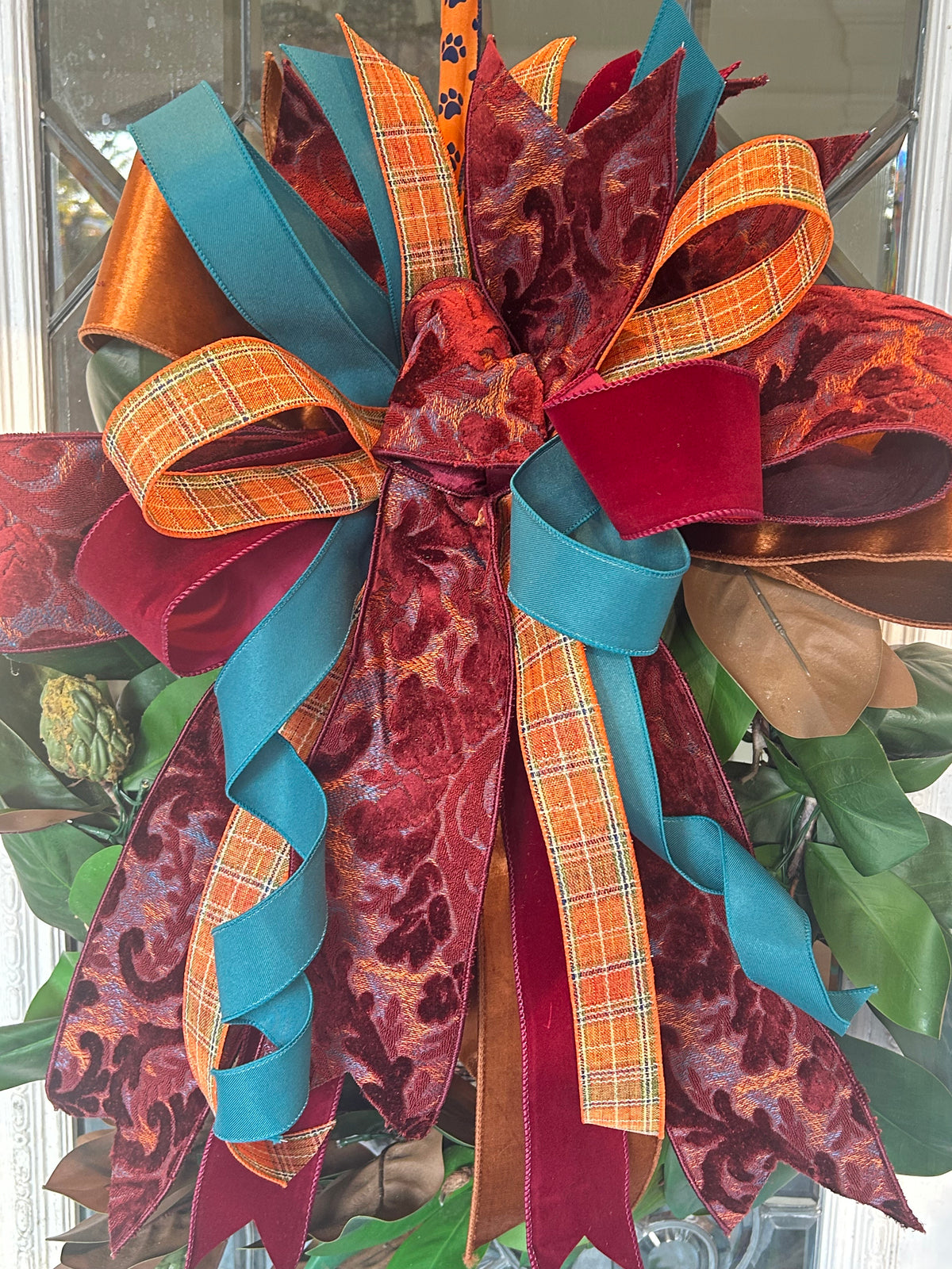 XL Autumn Jewel Bow image 0