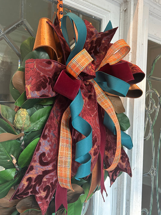 XL Autumn Jewel Bow image 1