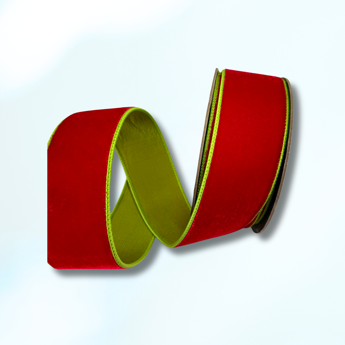 Red and Green Reversible Ribbon