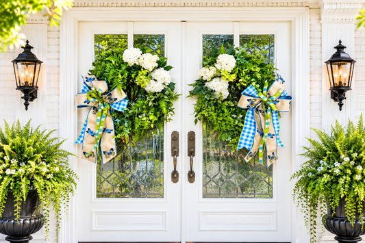 Dragonfly Manor Wreath and Bow Package image 0